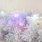 Glitzhome® 9ft Pre-Lit Snow Flocked White Pine Christmas Garland with Timer